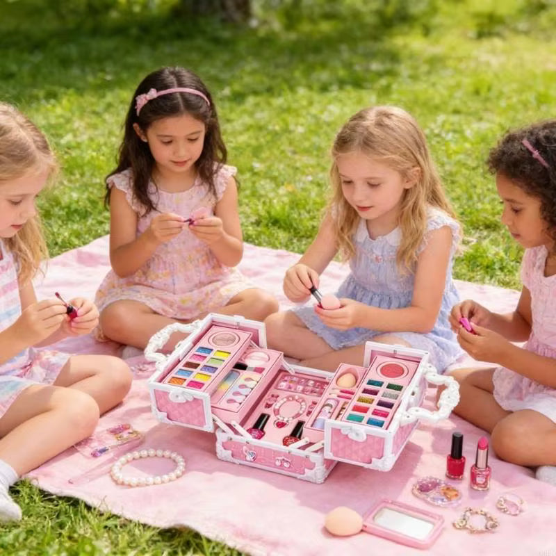 Mega Maleta de Maquiagem Infantil — detalhe da maleta fechada