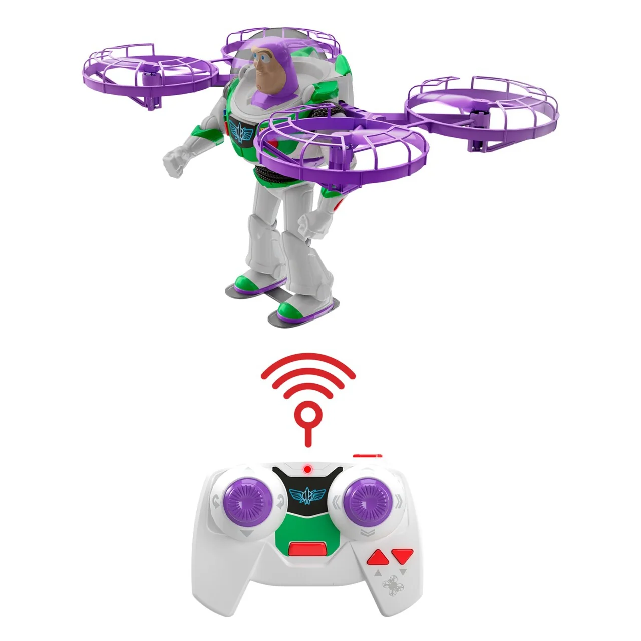 Super Buzz — Drone com Controle Remoto — conteúdo da embalagem